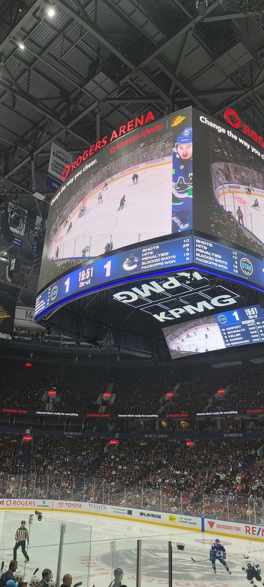 Looks like we're doing the second period over again
 #Canucks <a href="/RogersArena/">Rogers Arena</a>