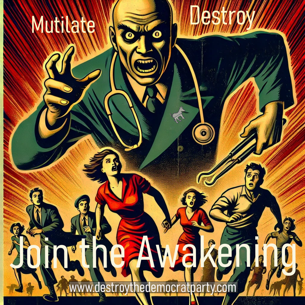 Are you ready to wake up? For more information visit destroythedemocratparty.com 
Be like NEO and take the red pill so you can wake up from the woke matrix. "Wake the hell up!"