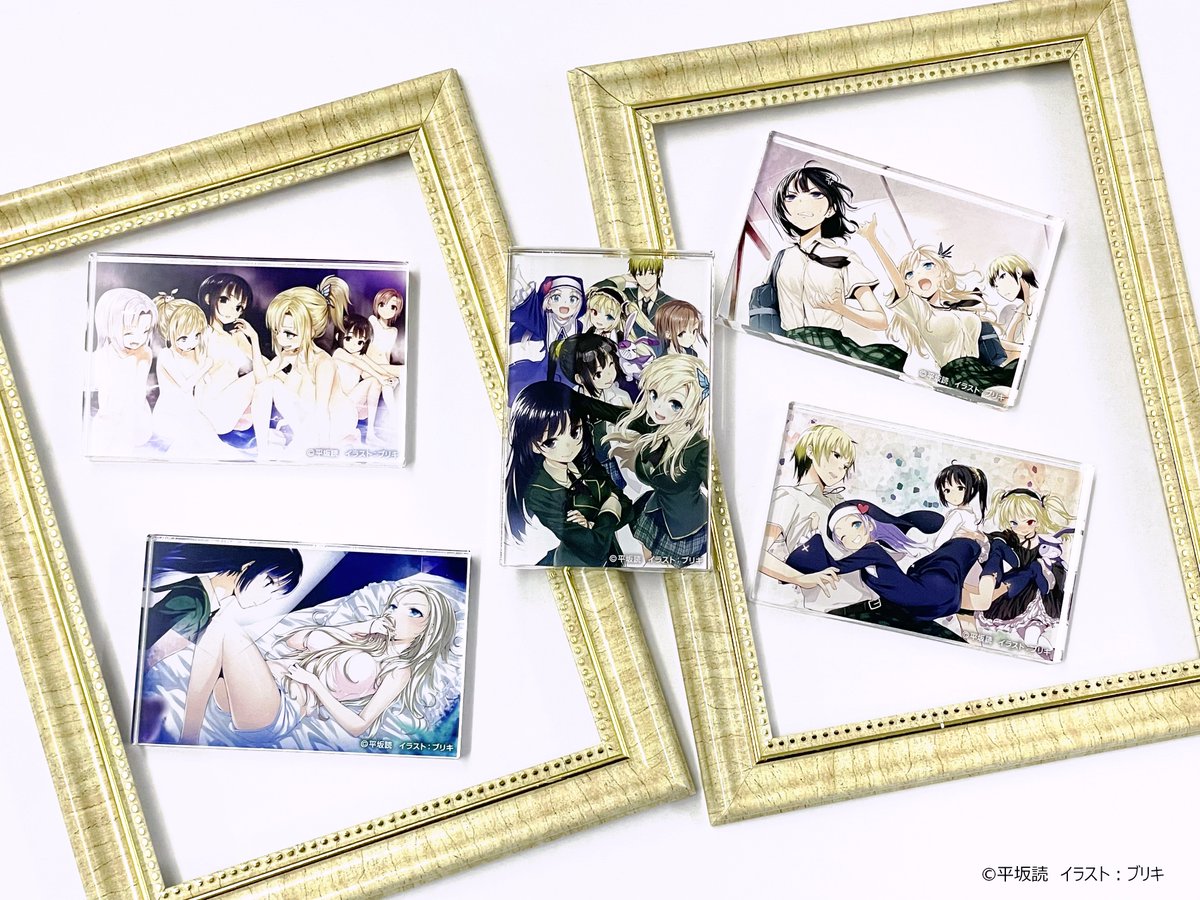 僕は友達が少ない　クリアプレートコレクション　全16種類 MF文庫Jの人気作品『僕は友達が少ない』の原作刊行15周年を記念した