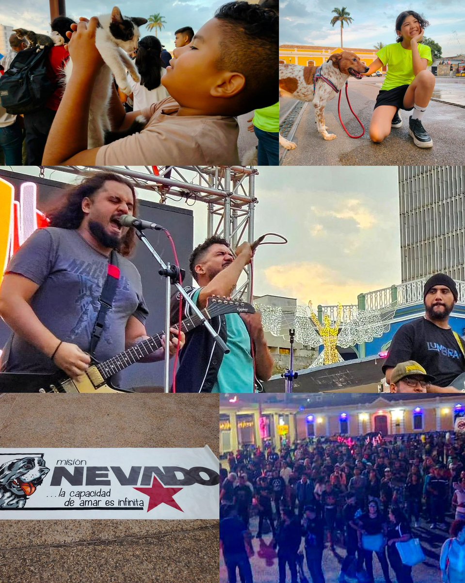 Quiero agradecer todo el apoyo de la Misión Nevado, a los grupos de rock y al equipo de la Alcaldía que realizaron un concierto desde el centro de #Barquisimeto para concientizar sobre el maltrato animal y las medidas de cuidado adecuado a nuestros animales de compañía. Además se