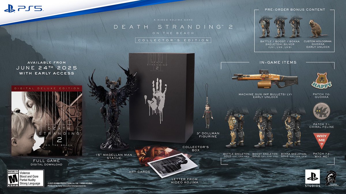 HIDEO_KOJIMA_EN's tweet photo. Pre-orders start today (10am your local time) 🙏🫶👍😍🌸 https://t.co/trGY1LJvG1