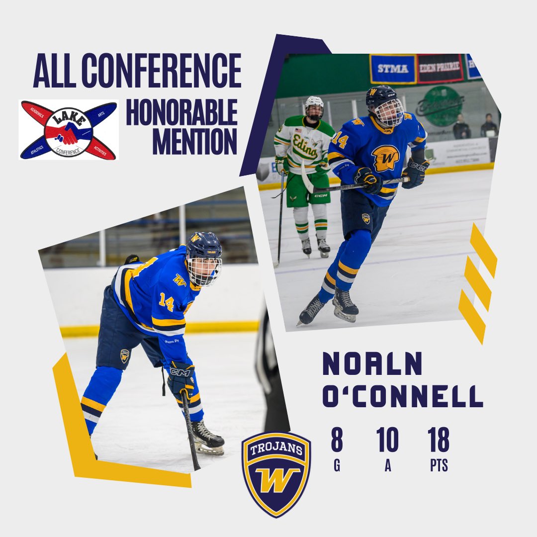 Here are your Wayzata Trojans that earned All Lake Conference Honorable Mention #WayzataWay