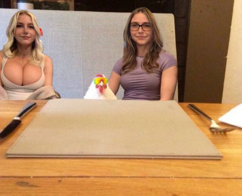 thegrinder2005's tweet photo. “When you realize $GREG is just a chicken… but it’s the richest chicken you know 🐔💰💎🚀 #GREGCoin #CluckCluckHODL #GREGToTheMoon” https://t.co/wGAgvrlJtY