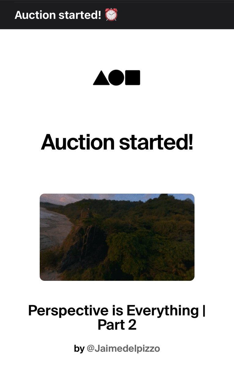 jaime del pizzo (@jaimedelpizz0) on Twitter photo i’m freaking out. <a href="/shortstack_dan/">Shortstack</a> just kicked off the auction for my foundation genesis piece Perspective is Everything pt 2. a two part story told through stop motion and fpv drone video minted in 2021.
feeling incredibly grateful and honored that Dan resonates with this piece. i’m freaking out. <a href="/shortstack_dan/">Shortstack</a> just kicked off the auction for my foundation genesis piece Perspective is Everything pt 2. a two part story told through stop motion and fpv drone video minted in 2021.
feeling incredibly grateful and honored that Dan resonates with this piece.
