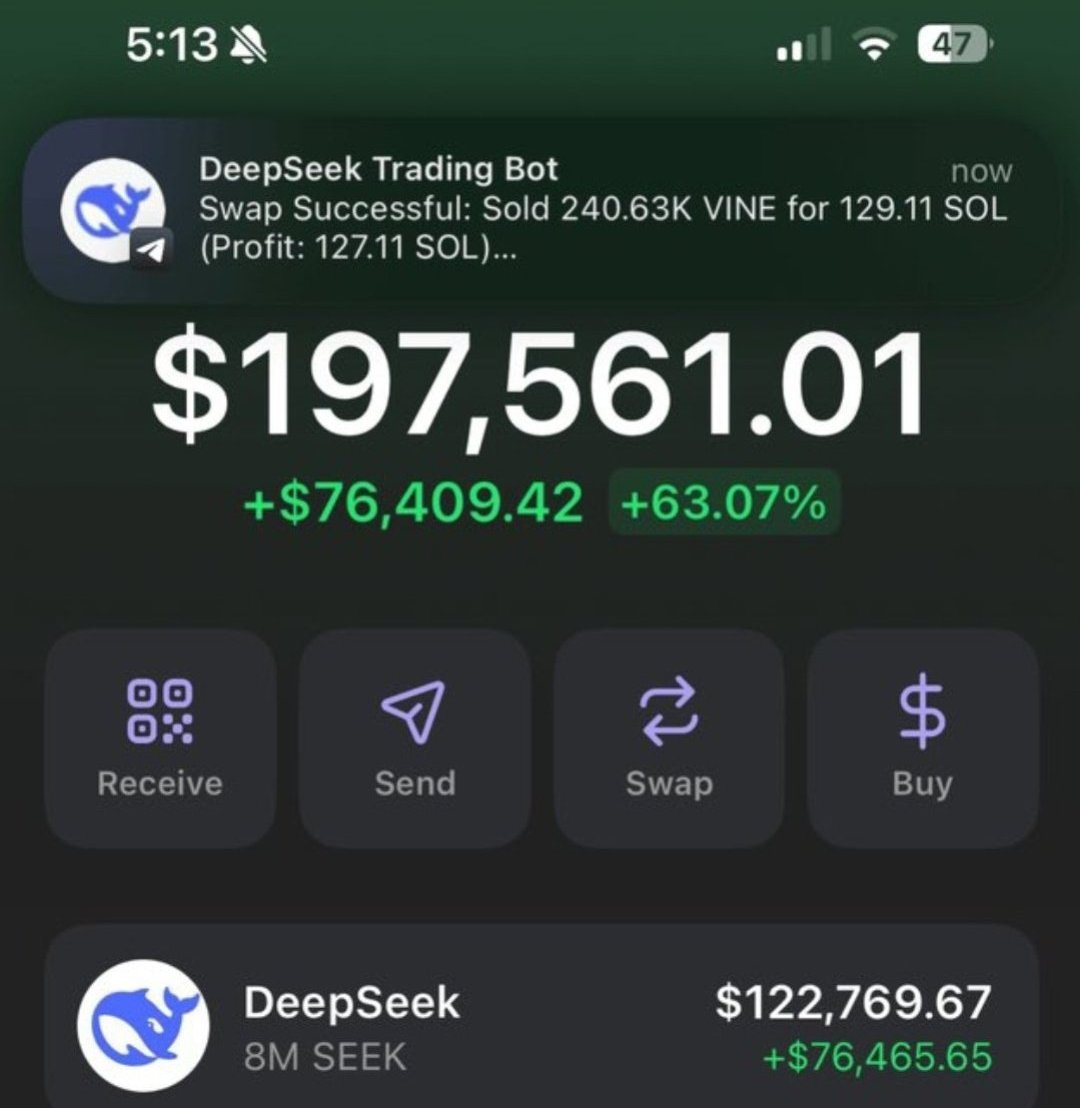 LEAKED: Secret DeepSeek prompts that literally turn your laptop into an ATM.

Most people are missing out on the GOLDRUSH.

So I built DeepSeek Mastery: 500+ prompts, 9

FREE for 24 hrs then deleted!

Simply, 1. RT 2. Like 3. Reply "DS" and Follow me and I'll send you a DM.