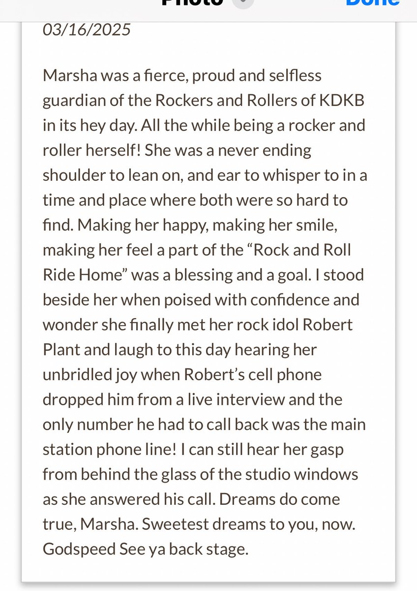 If you were in the universe of ⁦<a href="/933_KDKB/">933_KDKB</a>⁩ or the Phoenix music scene in the late 90’s-early 2000’s I’m gonna bet you knew of or knew Marsha Watson of KDKB. I’m ashamed to say how long it had been since last we saw each other. Time to roll some Robert Plant-at top speed.
