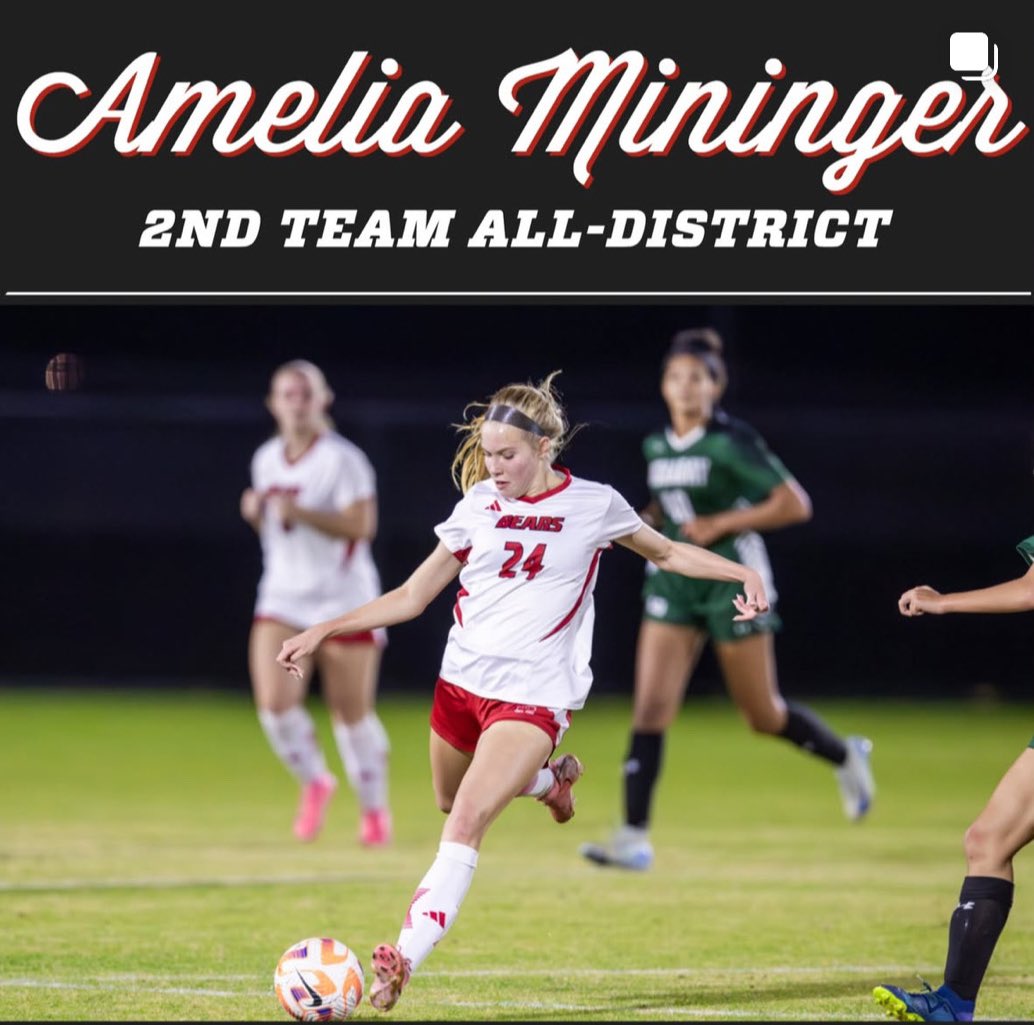 So thankful for being nominated for the 2nd Team All-District!!! Great way to end the Ursuline soccer season!🏆🐻❤️