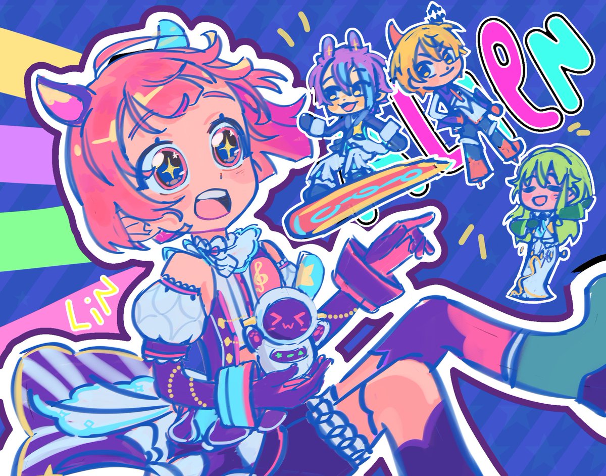 Linduckwith_hat's tweet photo. \Day 5/ Alien🎪

[🍬!]

#PolyshoWeek2025 https://t.co/YLpNWFSHiY
