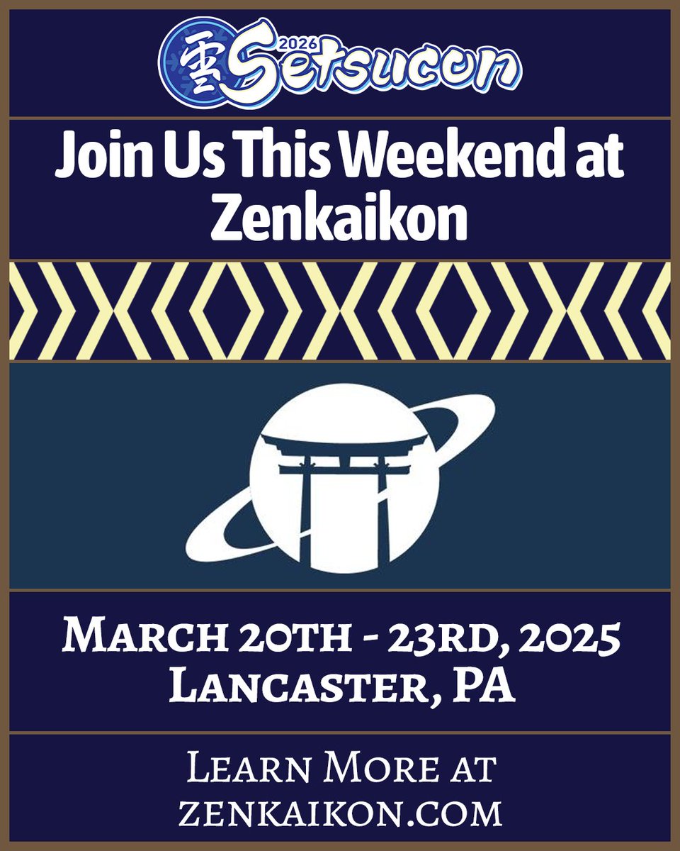 Looking for something to do this weekend? Join us at <a href="/Zenkaikon/">Zenkaikon</a> in Lancaster, PA! Grab some pictures with Octavia, check out the expanded guest lineup, and experience all that Zenkai has to offer - including stopping by our table in Exhibitors!

Let us know who we will be seeing!