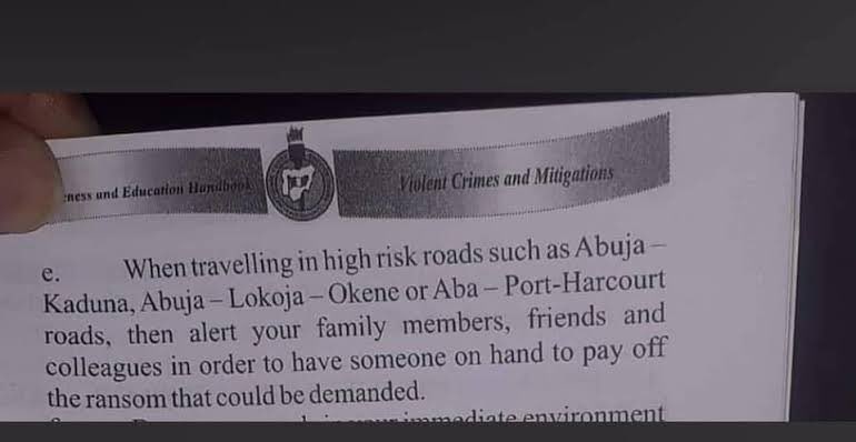 The Same NYSC that is recommending Ransom payment is condemning a corp member for criticizing the ineffective government in Nigeria!
