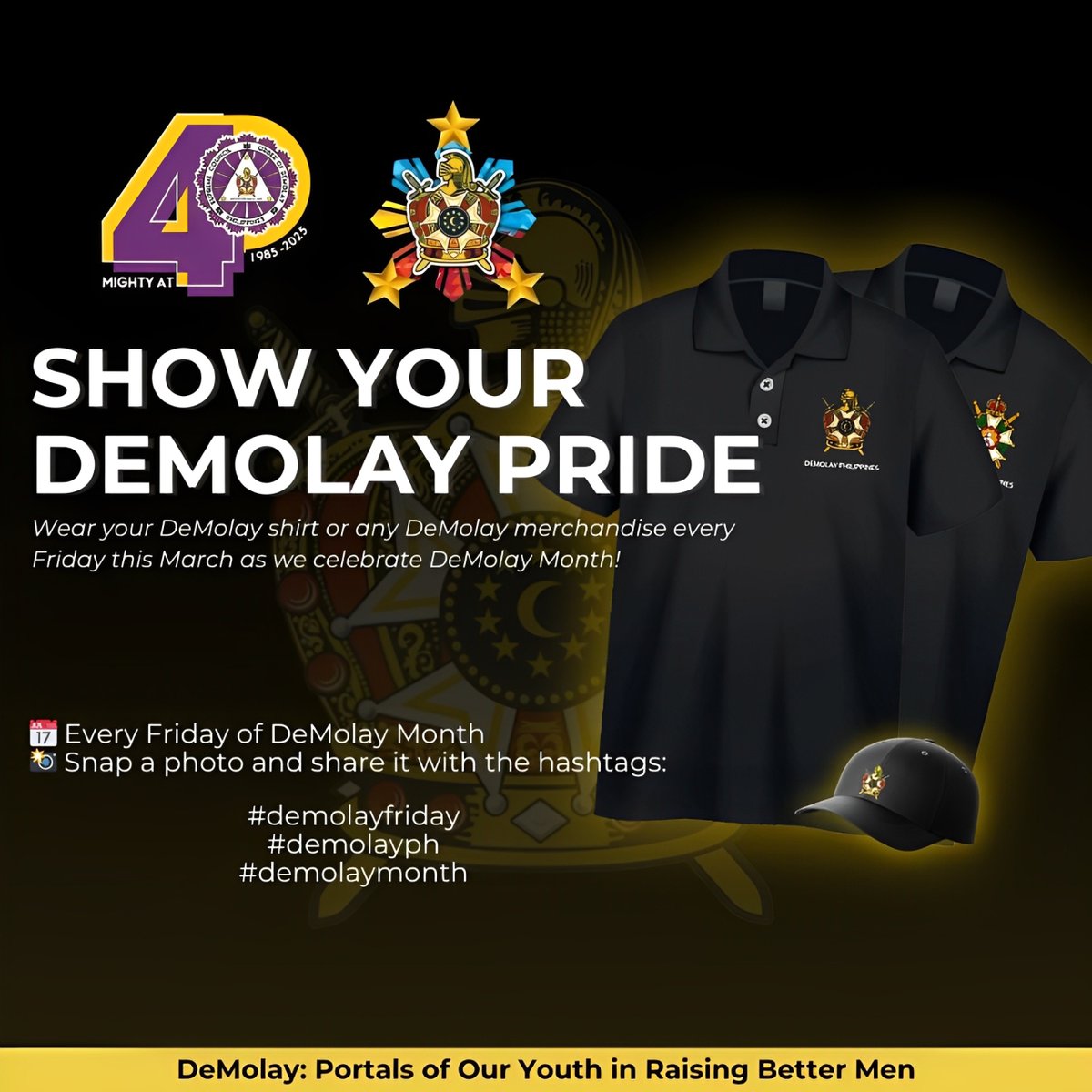scodph's tweet photo. Wear Your DeMolay Pride Every Friday! https://t.co/1Menie5kUd via @scodph Supreme Council Order of DeMolay - Philippines https://t.co/GlIHe6xQ49