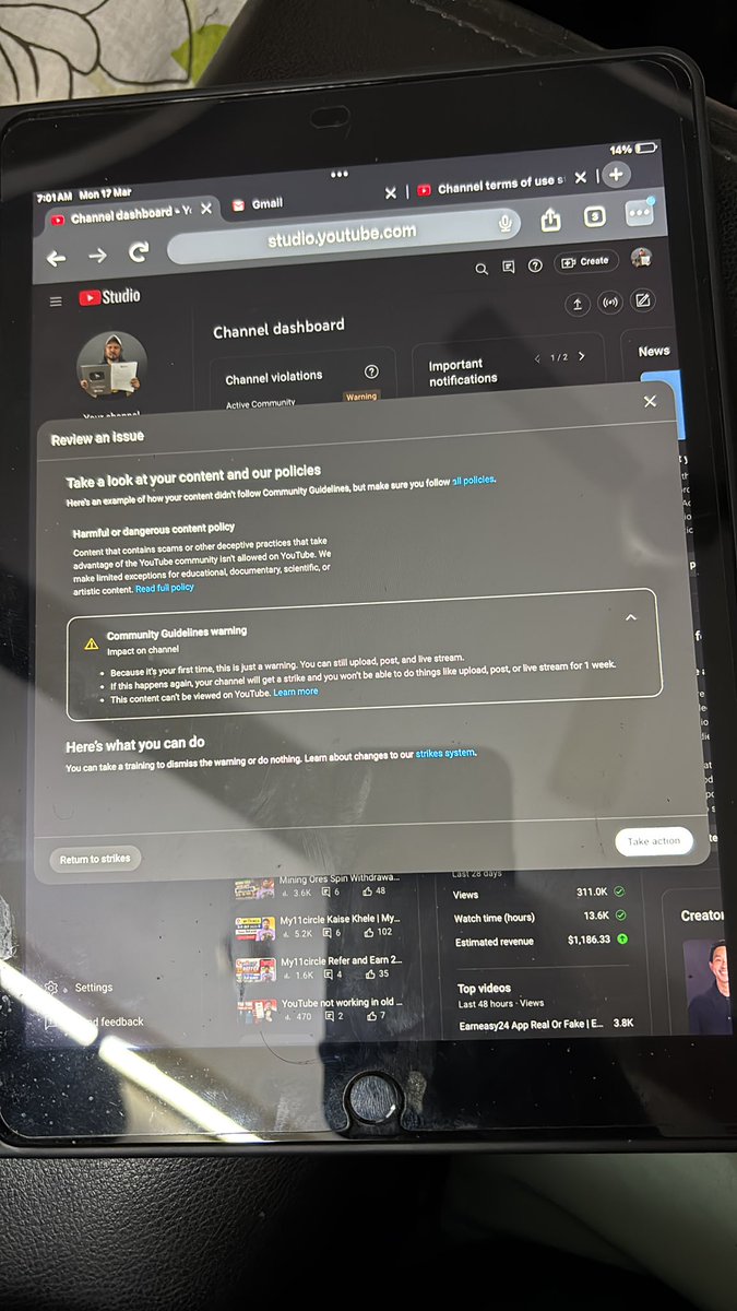 BnTech119784's tweet image. @TeamYouTube Subject- Appeal for Community Guidelines Strike on Deleted Video  

Dear YouTube Team,  

I received a community Guidelines Strike on deleted Video. I believe this strike was issued in error, and I regarding the content of the video.  
Since the video was deleted