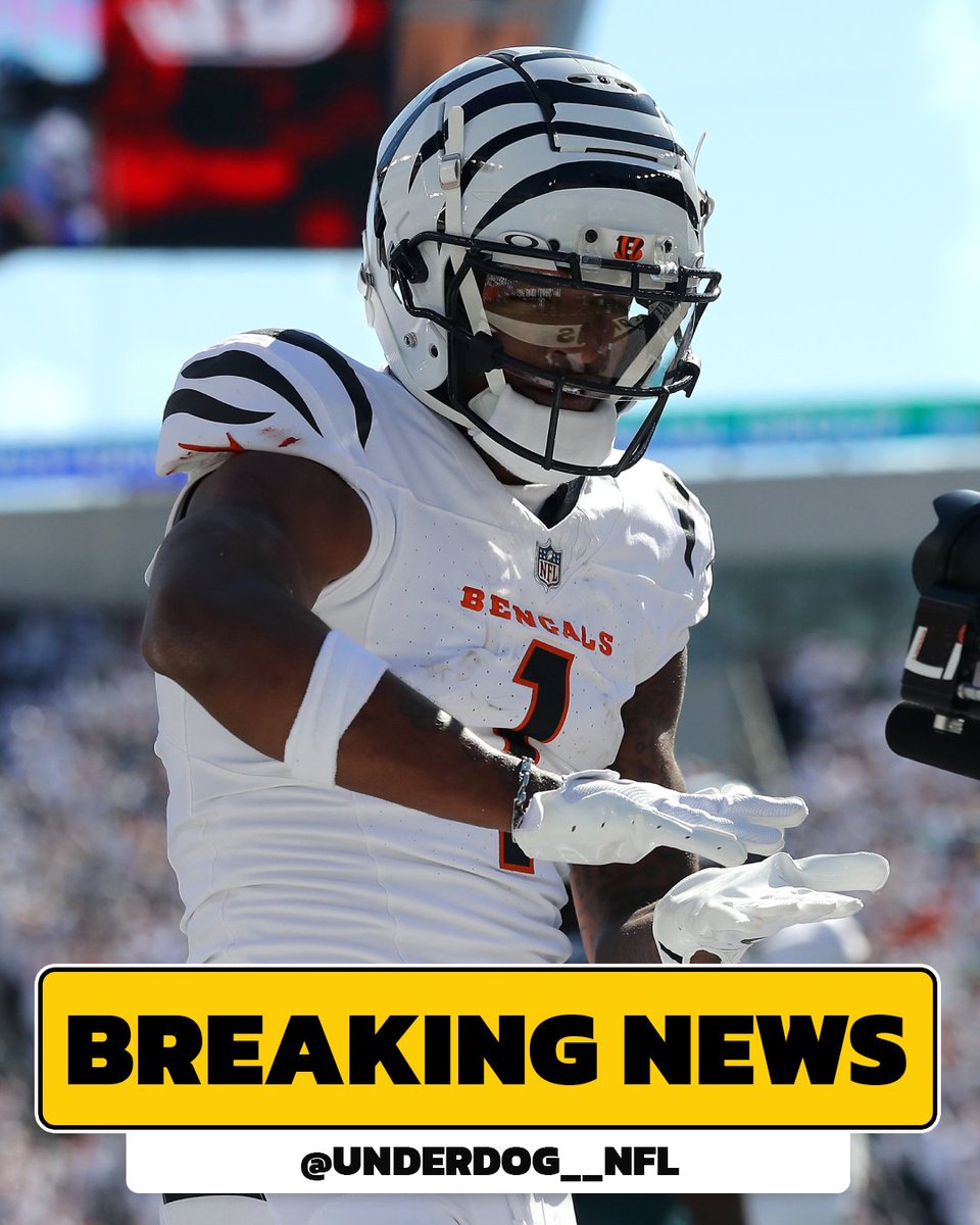 Schultz: Ja'Marr Chase to sign a 4-year, $161M extension with the Bengals. $112M guaranteed.