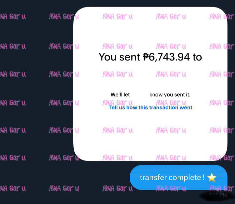 lovetgkk's tweet photo. *₊⋆ gcash to paypal money transfer ♡̴
       amount traded: ₱6,743! #ainatrades 彡 https://t.co/bNivrRaGDz