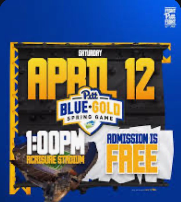 3bl0k_______'s tweet image. I will be attending Pitts football spring game on Saturday April 12th #H2p @Pitt_FB @CoachJjLaster @CoachDuzzPittFB @PittRecruiting @CoachDuzzPittFB