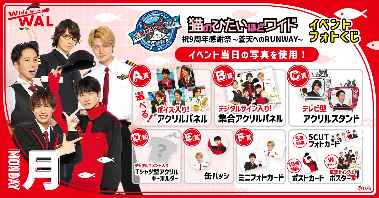 猫のひたいほどワイド 白又敦 グッズ 2点 セット おまけ付き 9周年グッズ