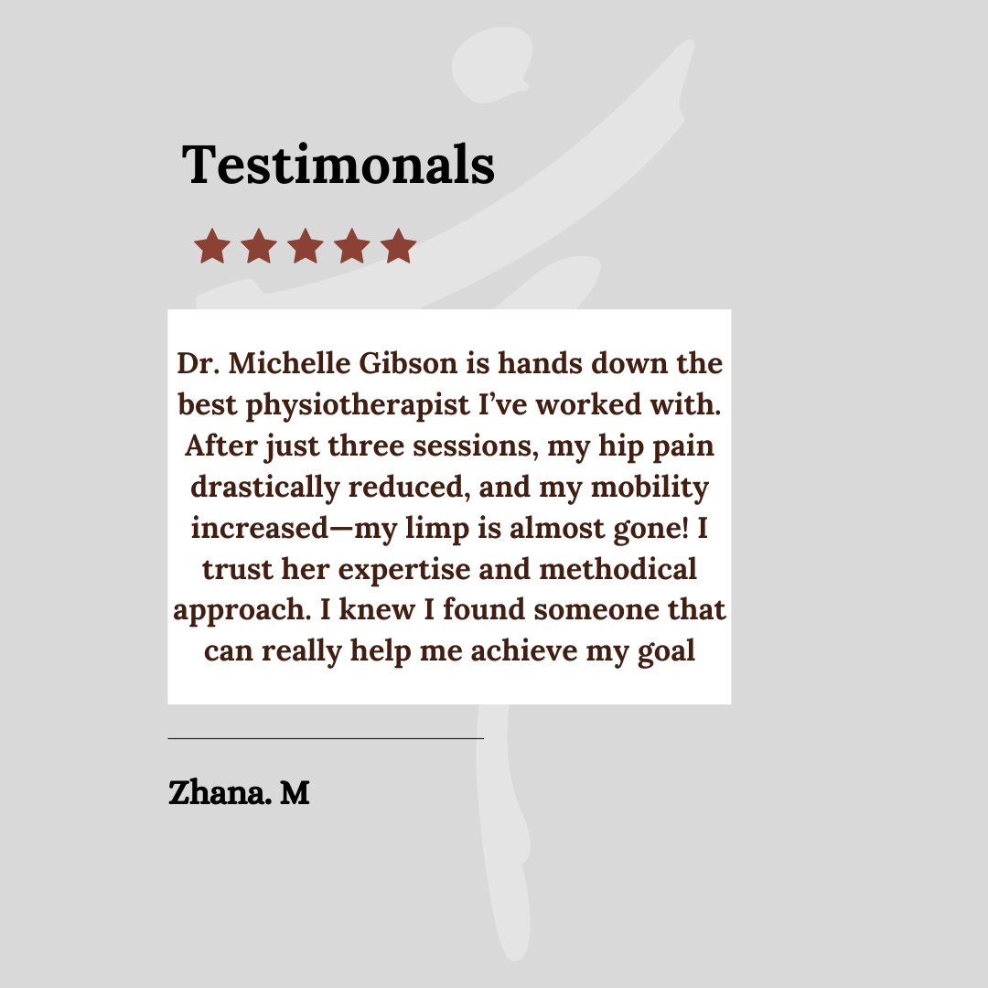 PhysioYou's tweet image. Meet Zhana!
She’s a regular at our clinic, staying committed to her physiotherapy journey. Not only that, but she also completed the GLA:D program to manage arthritis in her hips and knees! Her dedication is paying off, and she’s moving stronger every day! #GLADProgram