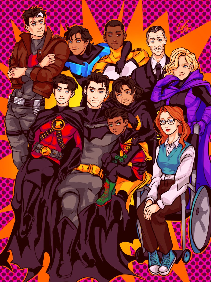 CKalaVeraM's tweet photo. after a lot of procrastination she’s done…mostly
#Batfamily #Damianwayne #BruceWayne #JasonTodd #DukeThomas #StephanieBrown #Alfredpennyworth #CassandraCain #Barbragordon #TimDrake #JasonTodd #DickGrayson #robin #nightwing #redhood #redrobin #signal #batgirl #batman #spoiler https://t.co/2SbfoJ4HVb