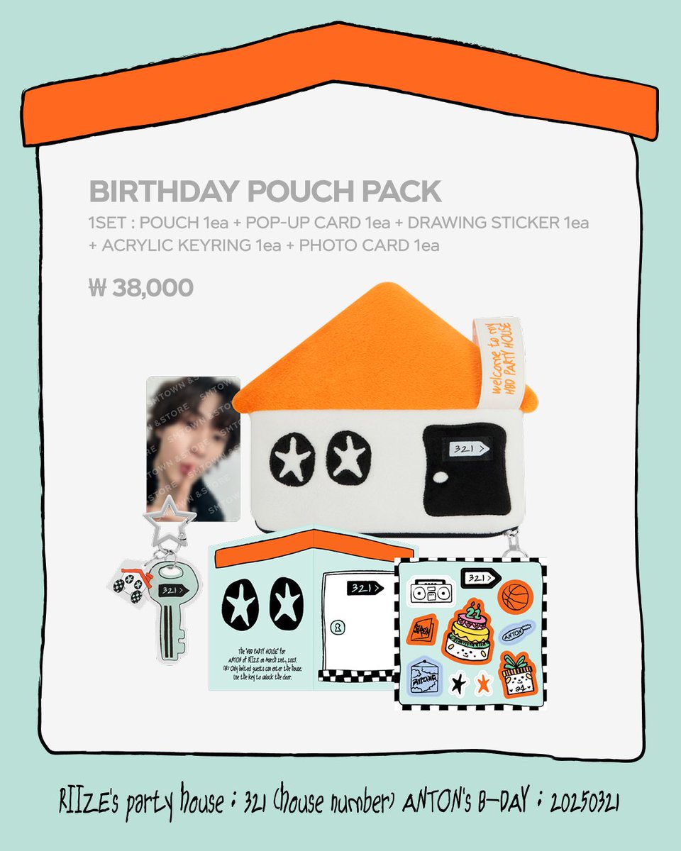 smtown_andstore's tweet photo. 🧡THE HBD PARTY HOUSE FOR ANTON🧡

#ANTON 생일파티에 여러분을 초대합니다!
설렘 가득한 HBD PARTY HOUSE, 과연 어떤 모습일까요?🎂

📍SMTOWN &STORE
📆SALES PERIOD : 2025. 3. 21 (FRI) 14:00 ~ 2025. 3. 23 (SUN) 23:59 (KST)

📍KWANGYA@SEOUL
📆SALES PERIOD : 2025. 3. 21 (FRI) 매장 오픈 시부터~
*운영 시간: 10:30 ~ 20:00 (KST)
