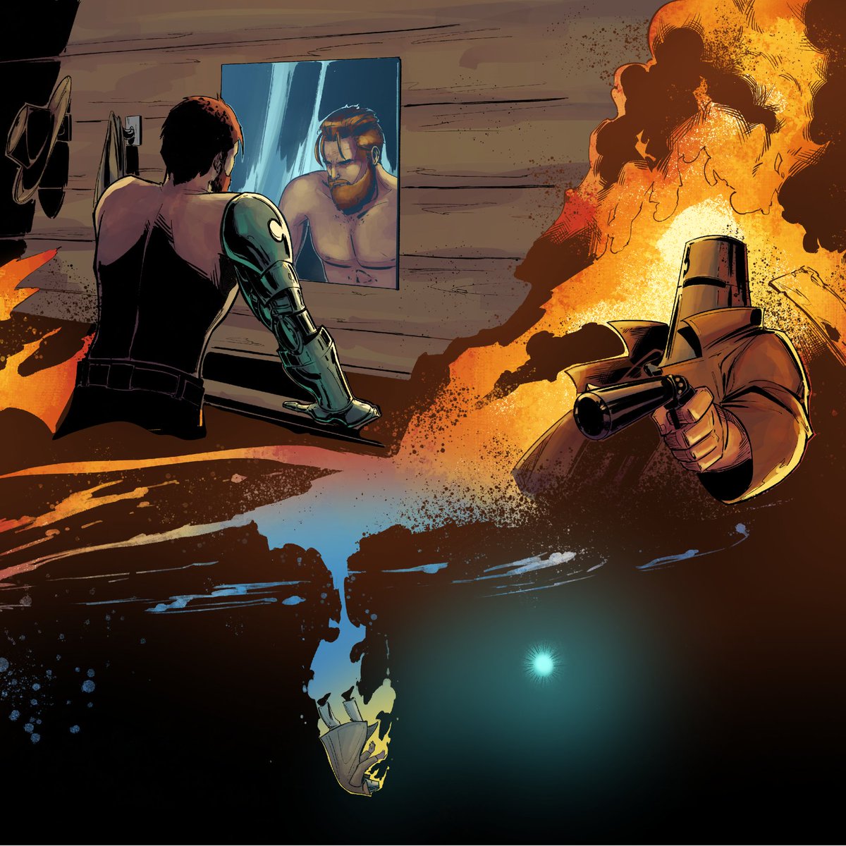 LucasScheffilm's tweet photo. The wait is over! Ned Kelly: The 5 Revolvers is now LIVE on Kickstarter! 🔥

Join the gang and back the campaign HERE: https://t.co/Hfb8XshMPJ

It features stunning artwork, epic battles, and an exclusive early backer bonus print!

#NedKelly #Kickstarter #GraphicNovel #ComicBooks https://t.co/QsIMX427k6
