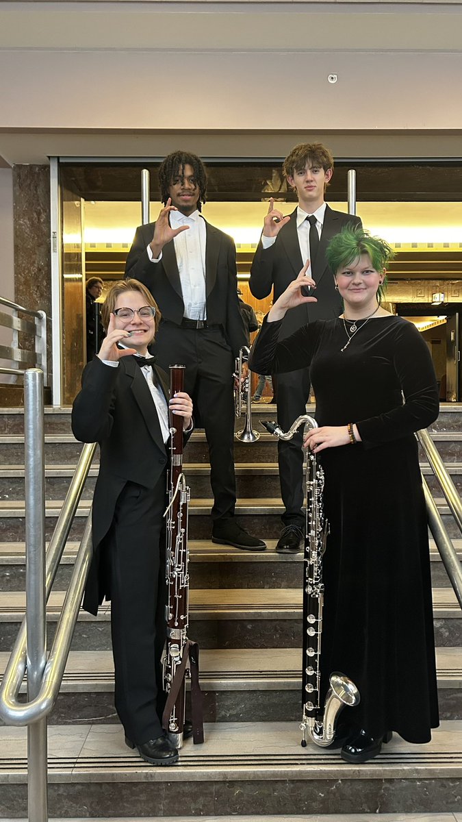 LCHS_Bands's tweet image. Congratulations Bailey, Lynn, Abe and CJ for representing our program, @LCHSBears and @ltgoodnews as members of the 2025 Indiana All State Bands!