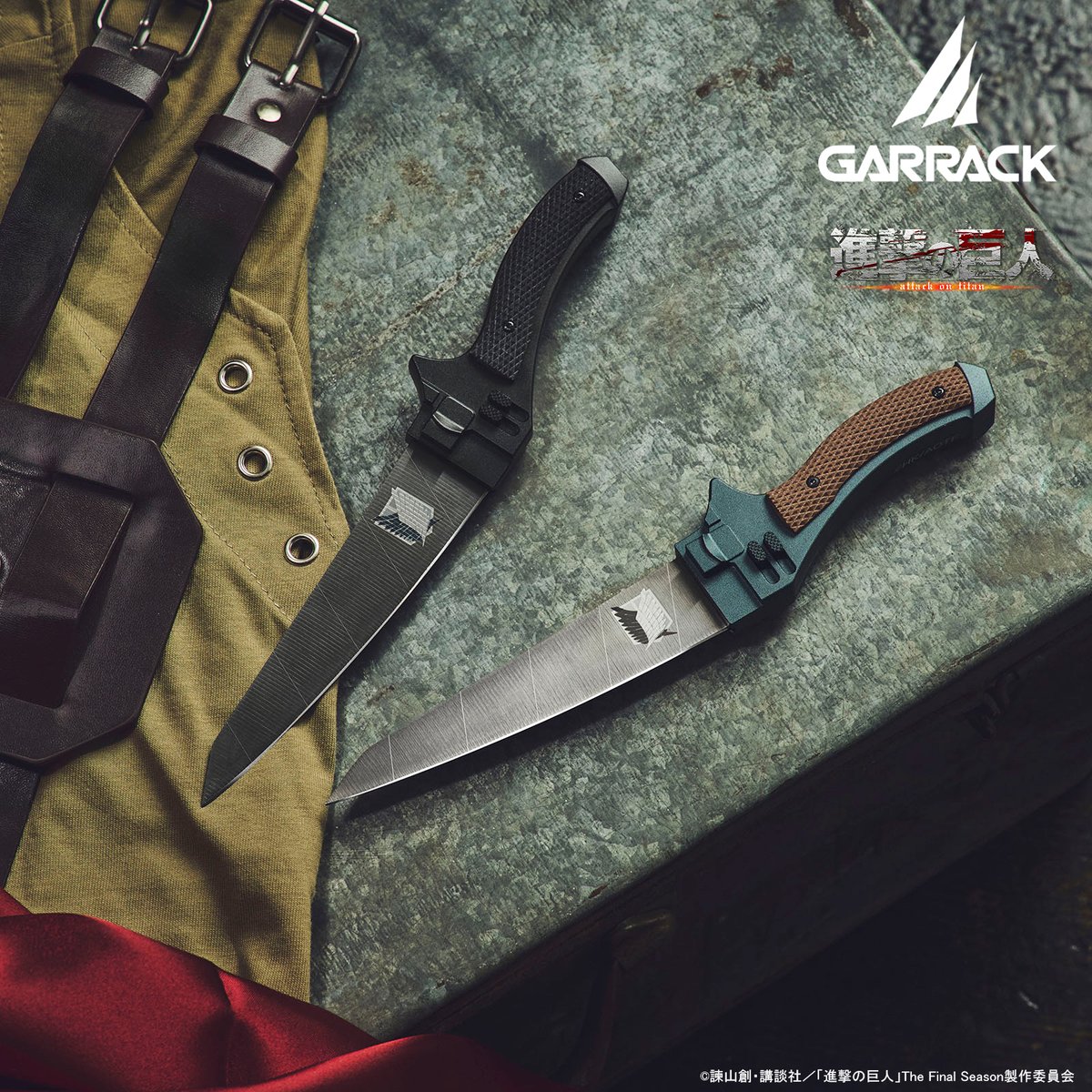 進撃の巨人　ペティナイフ ブランド直営店】第2弾 進撃の巨人 × NINJA 包丁 日本製 ペティナイフ