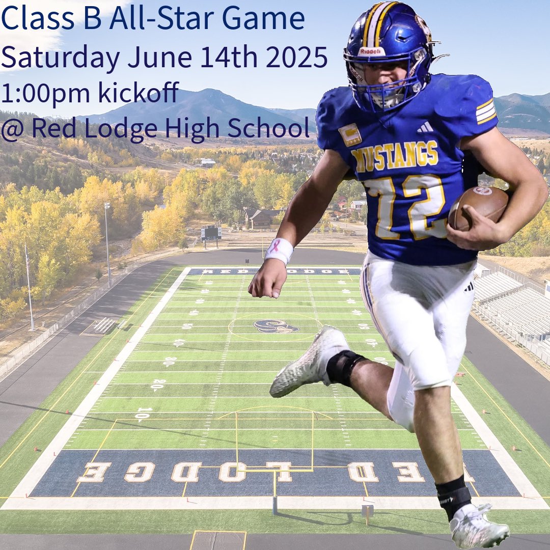 Congratulations to Wyatt Beddes for being chosen to represent the South/East team in the Class B All-Star football game. This year's game is scheduled for Saturday, June 14th at 1:00pm @ Red Lodge High School.

#WeAreShepherd