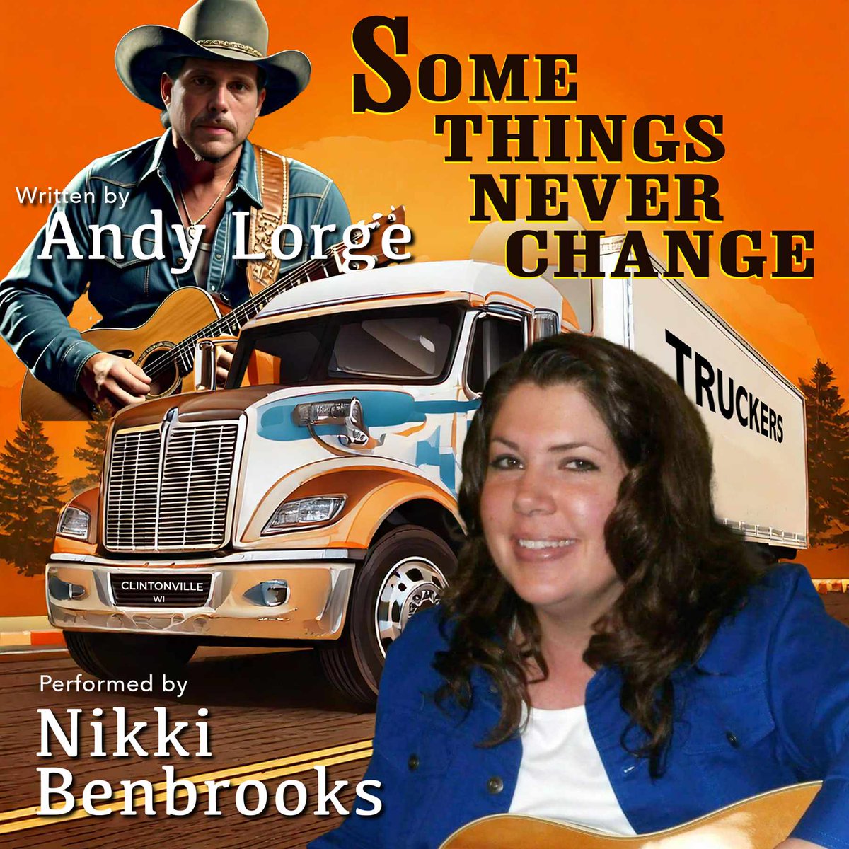 Two singer-songwriter-musicians from one small town pair up to make a splash onto the Country music waves in March. The release of this Andy Lorge original highlighted talented Music City producer Ben Travis harmonizing vocally with Nikki Benbrooks on "Some Things Never Change".