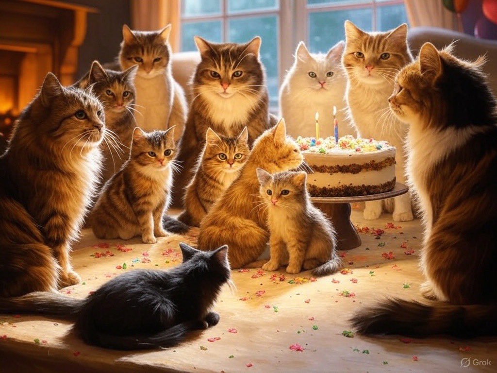 🍰🐈✨
#誕生日