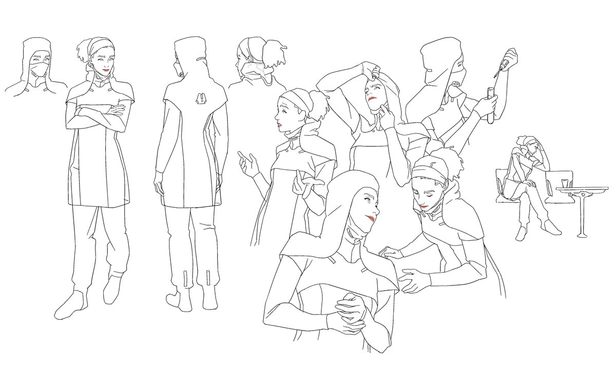 Studio__GT's tweet image. Bio-tech character concept for Astrium project.