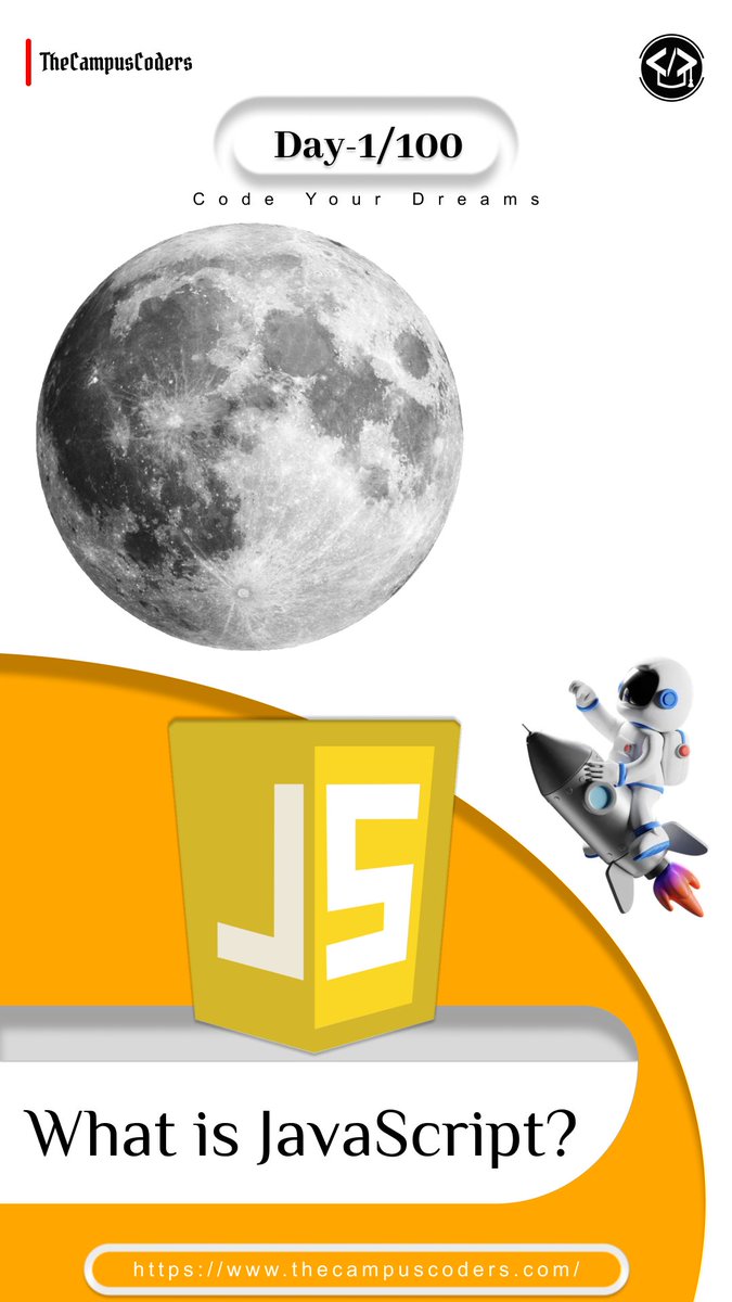 thecampuscoders's tweet image. JavaScript: Ek Ordinary Code Ya Ek Superpower? ⚡💻 | Day 1 - #100DaysOfJavaScript

Web, AI, Android, Web3, Game – sabka base hai JavaScript! 🚀 Ready to master it?

📺 Watch now: youtube.com/shorts/G6bMTst…

#JavaScript #Coding #100DaysOfCode #WebDevelopment #Tech #ThecampusCoders