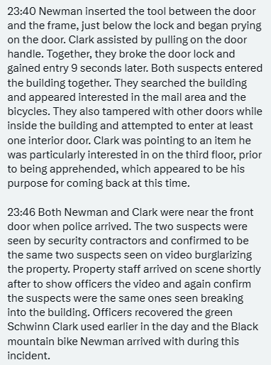 CrimeWatchMpls's tweet image. 2/
Details from a prior burglary case involving Corey Antione Newman. He was sentenced to 24 months in Aug 2022.
#MNmath: 24 months - 16 months