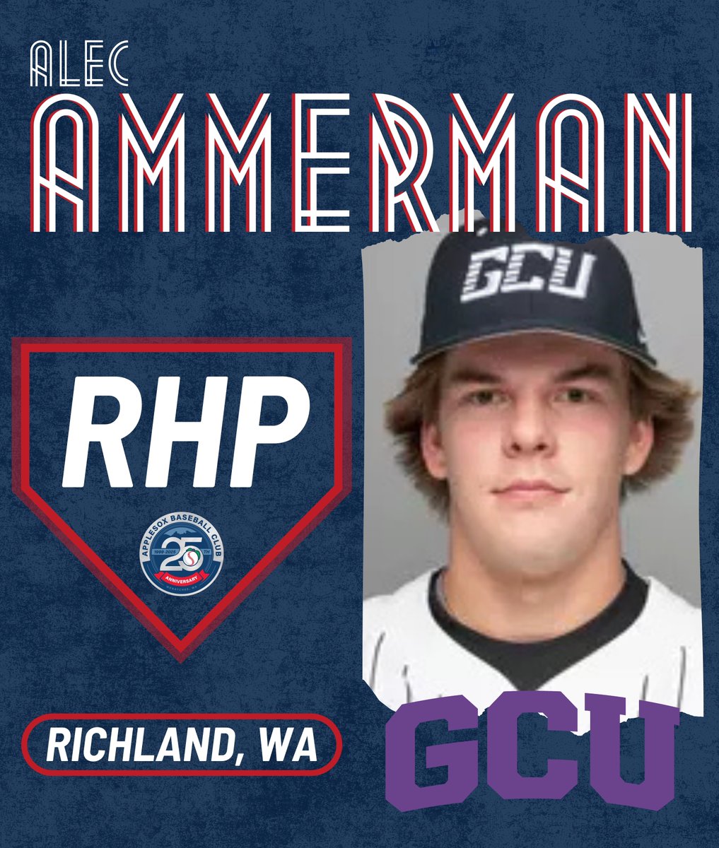 Wenatchee AppleSox (@applesox) on Twitter photo Our first-of-four <a href="/GCU_Baseball/">Grand Canyon Baseball</a> players to welcome to the 2025 AppleSox is <a href="/AlecAmmerman/">alec ammerman</a>! #MeetTheSox Our first-of-four <a href="/GCU_Baseball/">Grand Canyon Baseball</a> players to welcome to the 2025 AppleSox is <a href="/AlecAmmerman/">alec ammerman</a>! #MeetTheSox