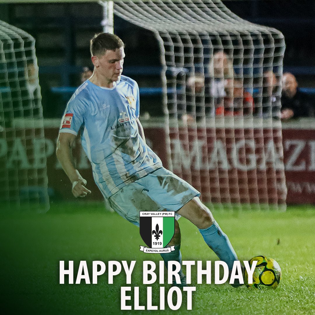 We would like to wish Elliot McKimm a very Happy Birthday from everyone at Cray Valley PM 🎂

We hope you have a wonderful day 🥳

#OnceAMillerAlwaysAMiller 🟢⚫️