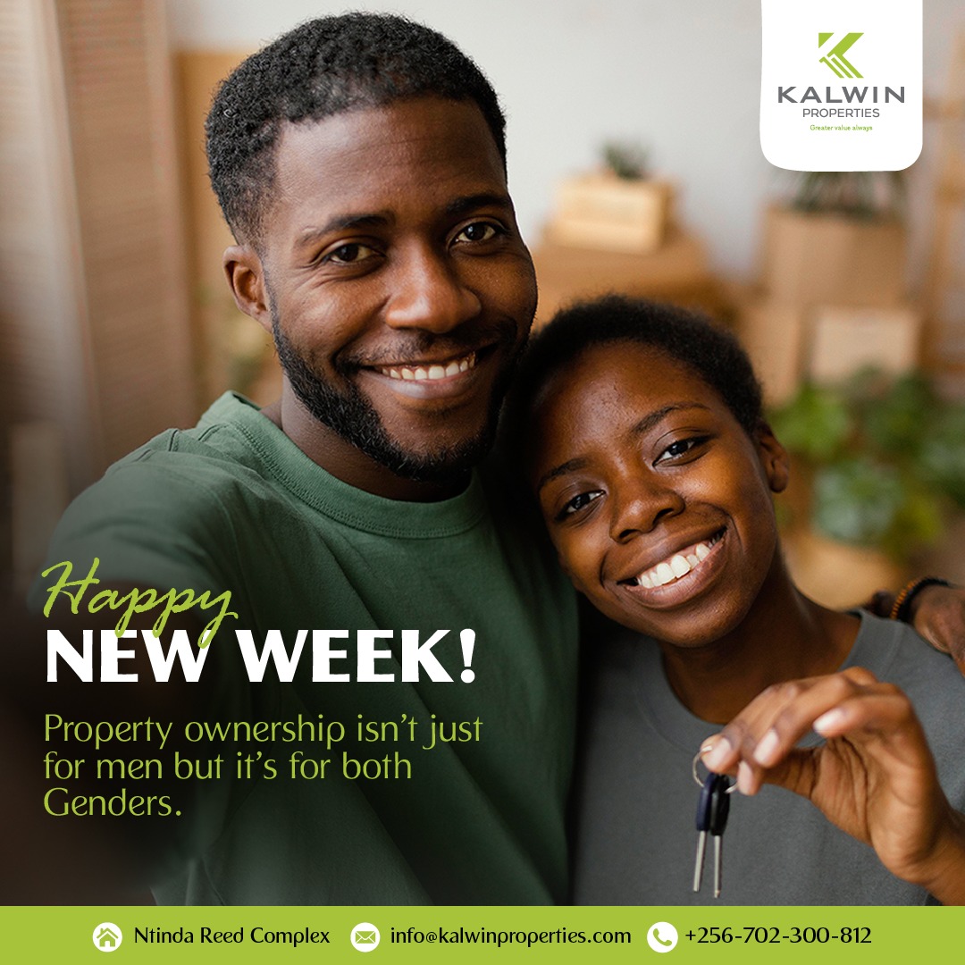 KalwinUg's tweet photo. Financial independence is in your hands!
Women across the world are taking charge of their financial future through property ownership. Property ownership isn't just for men but for both genders. Invest today.
#happynewweek 
#MondayMotivaton https://t.co/tcpGSzAYJn