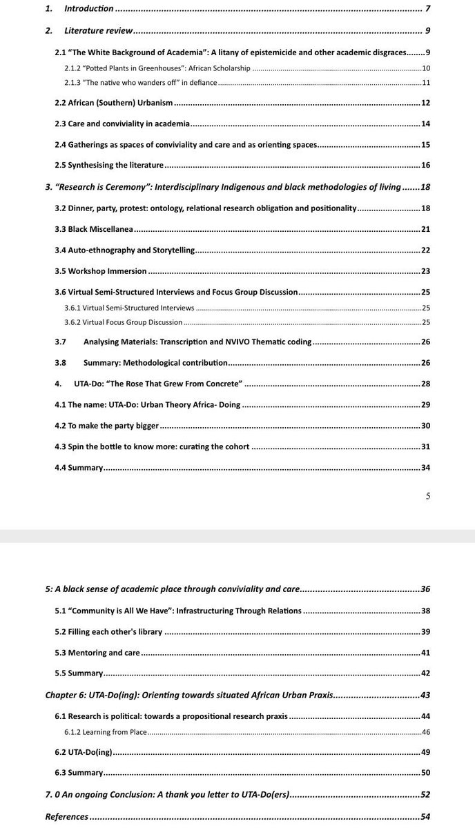 Mwangi Mwaura (@mwangimwaural) on Twitter photo Graduated <a href="/UniofOxford/">University of Oxford</a> with an MSc in Nature, Society and Environmental Governance.
Best part was writing on <a href="/UTADO_Africa/">UTA-Do African Cities Workshop</a>
Dissertation: āThe Story of UTA-Do: A Rose, a Black Sense of Academic Place and Orientation Towards Africa Urban Praxisā
Snippet, table of contents š Graduated <a href="/UniofOxford/">University of Oxford</a> with an MSc in Nature, Society and Environmental Governance.
Best part was writing on <a href="/UTADO_Africa/">UTA-Do African Cities Workshop</a>
Dissertation: āThe Story of UTA-Do: A Rose, a Black Sense of Academic Place and Orientation Towards Africa Urban Praxisā
Snippet, table of contents š
