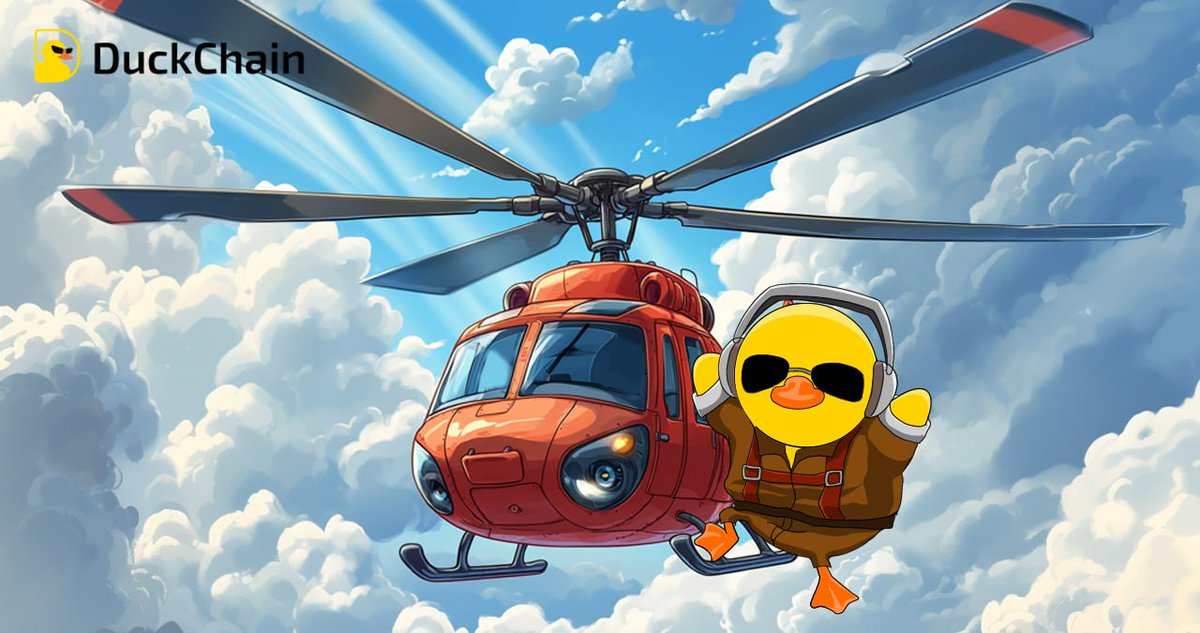Gm. 

A brand new week is here. Ready to take flight?

#DuckChain #DUCK #AI