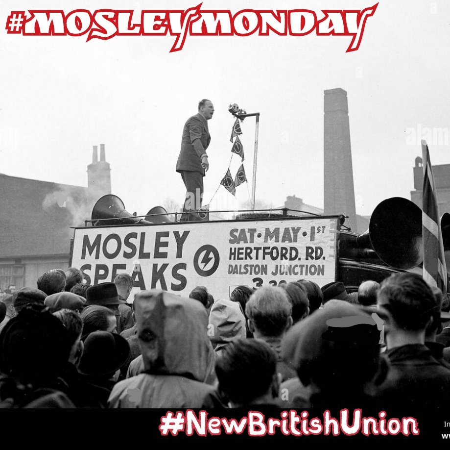 nbueast2's tweet photo. Good morning ladies &amp; gents! Another #MosleyMonday has come around again. Have a great week!

#NewBritishUnion #BritishFascism #GaryRaikesForPM #PeopleNotPoliticians #PeoplesRevolution #JoinUs #RightWingForLife https://t.co/K6pvlFpStk