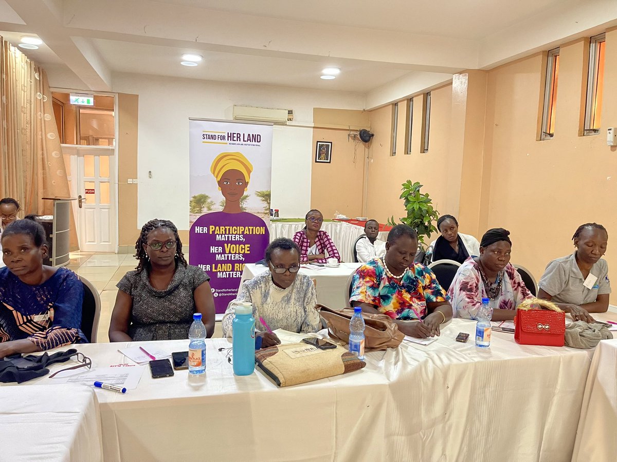 Stand4herlandUg's tweet photo. We have today organized a grassroots women’s leaders academy to support grassroots women make practical policy recommendations based on their lived experiences ahead of tomorrow’s consultation meeting with the @ministry_lands on the National Land Policy (2013) review.

#S4HL https://t.co/bfYzxPrVVq