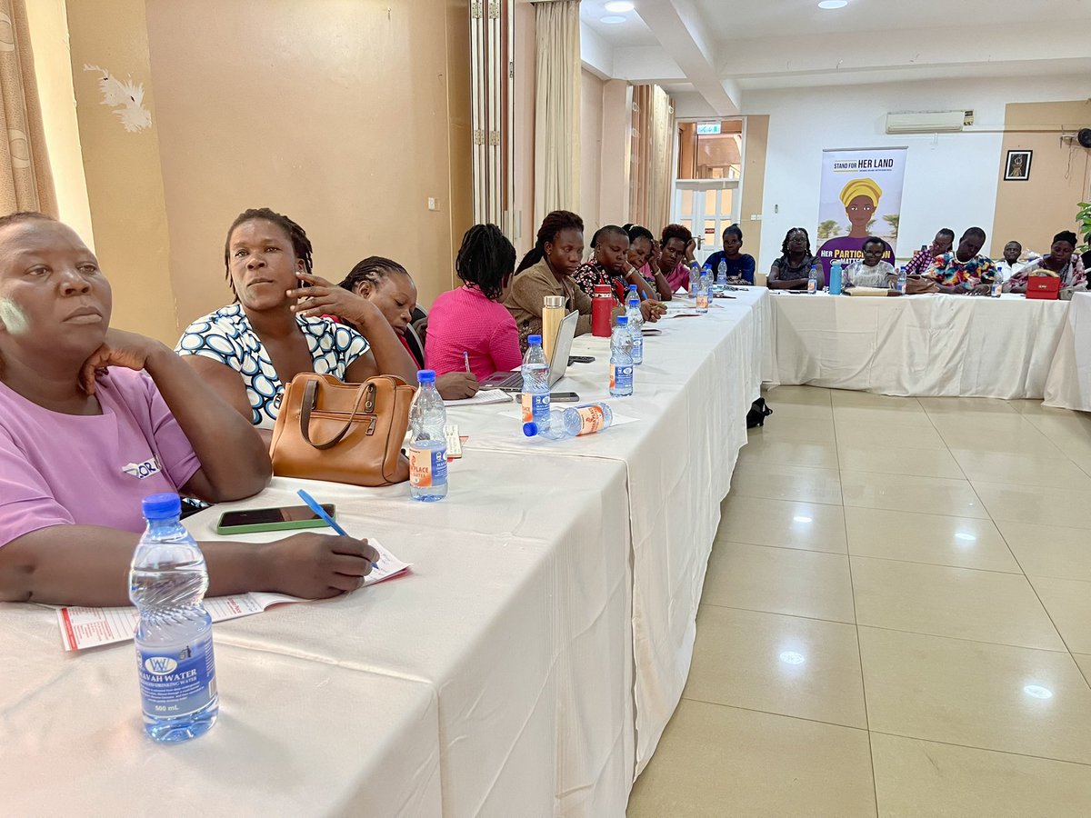 Stand4herlandUg's tweet photo. We have today organized a grassroots women’s leaders academy to support grassroots women make practical policy recommendations based on their lived experiences ahead of tomorrow’s consultation meeting with the @ministry_lands on the National Land Policy (2013) review.

#S4HL https://t.co/bfYzxPrVVq