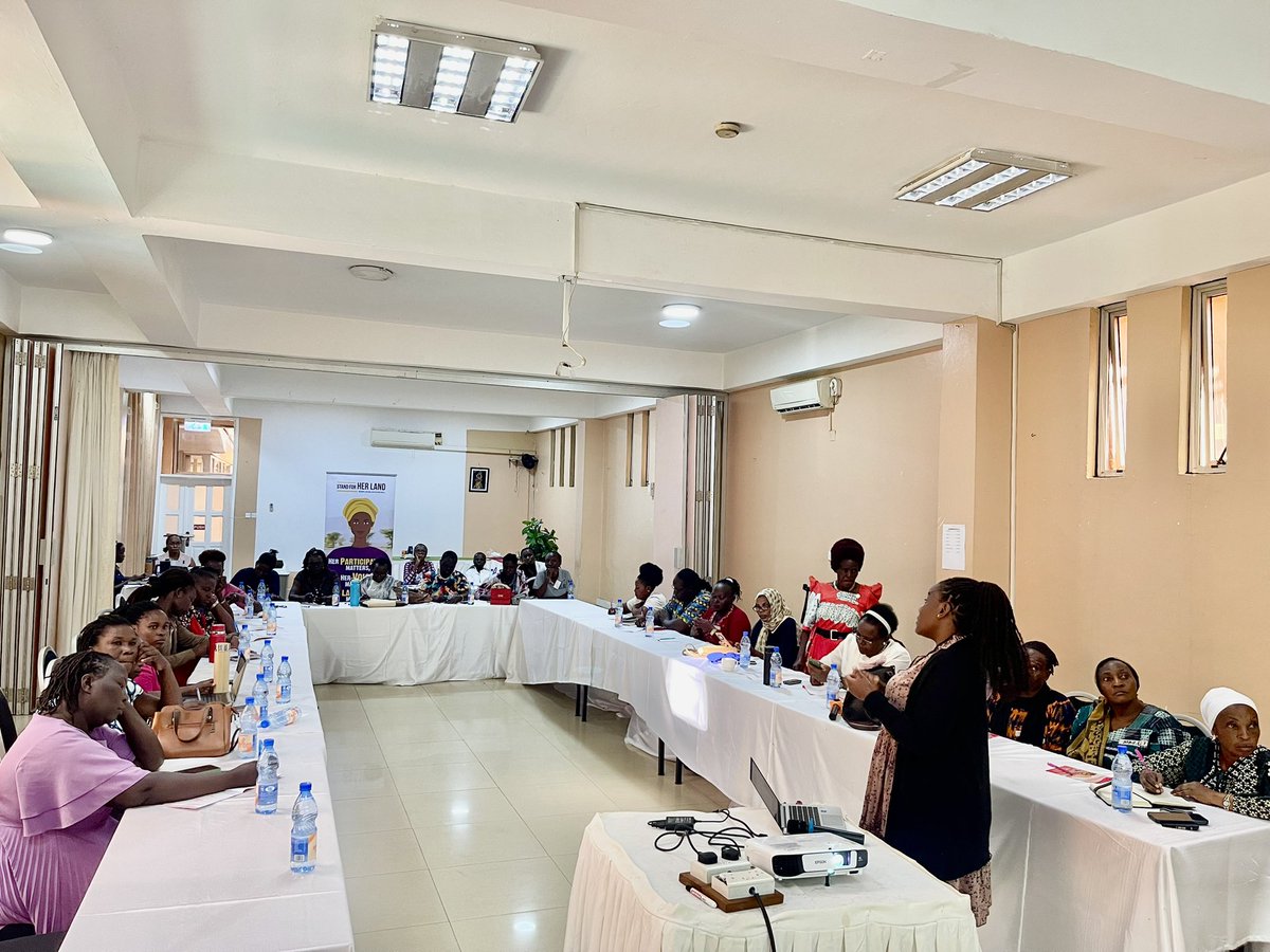 Stand4HerLand-UG (@stand4herlandug) on Twitter photo We have today organized a grassroots women’s leaders academy to support grassroots women make practical policy recommendations based on their lived experiences ahead of tomorrow’s consultation meeting with the <a href="/ministry_lands/">Ministry of Lands,Housing and Urban Development</a> on the National Land Policy (2013) review.
#S4HL We have today organized a grassroots women’s leaders academy to support grassroots women make practical policy recommendations based on their lived experiences ahead of tomorrow’s consultation meeting with the <a href="/ministry_lands/">Ministry of Lands,Housing and Urban Development</a> on the National Land Policy (2013) review.
#S4HL
