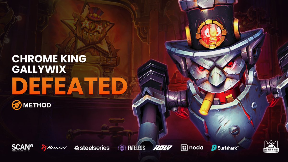 Method's tweet image. WORLD THIRD GALLYWIX

GGs 🧡