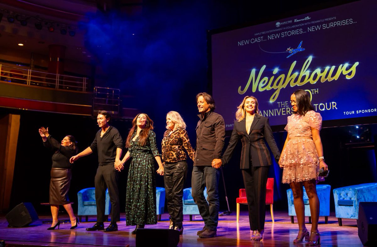LeahBoleto's tweet photo. Happy 40th anniversary @neighbours the show that is, for so many a daily dose of escapism, light + joy! https://t.co/cKPD5MtzUv