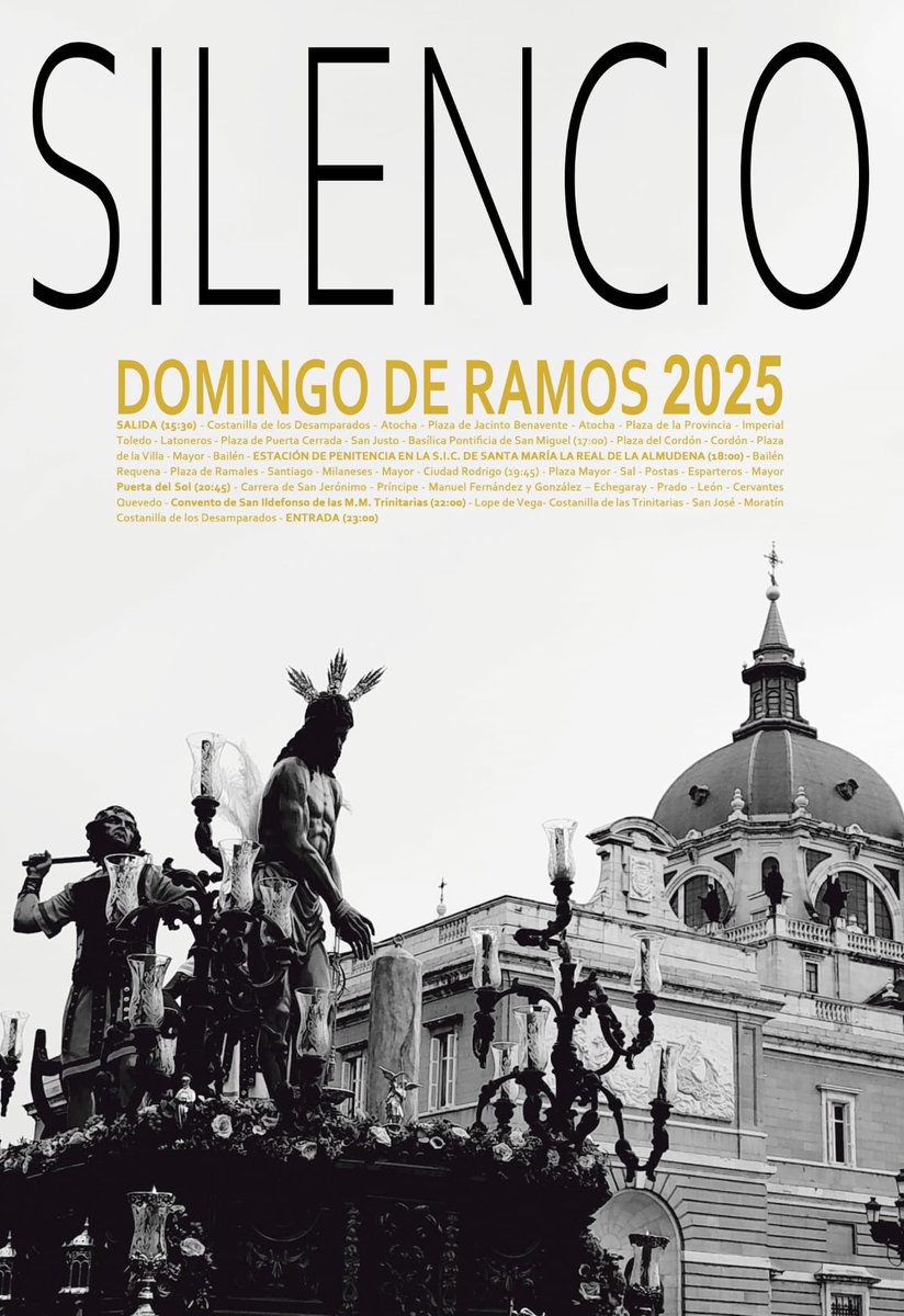 Had_DelSilencio's tweet photo. Cartel anunciador del Domingo de Ramos 2025 https://t.co/2UwwcQGzXl