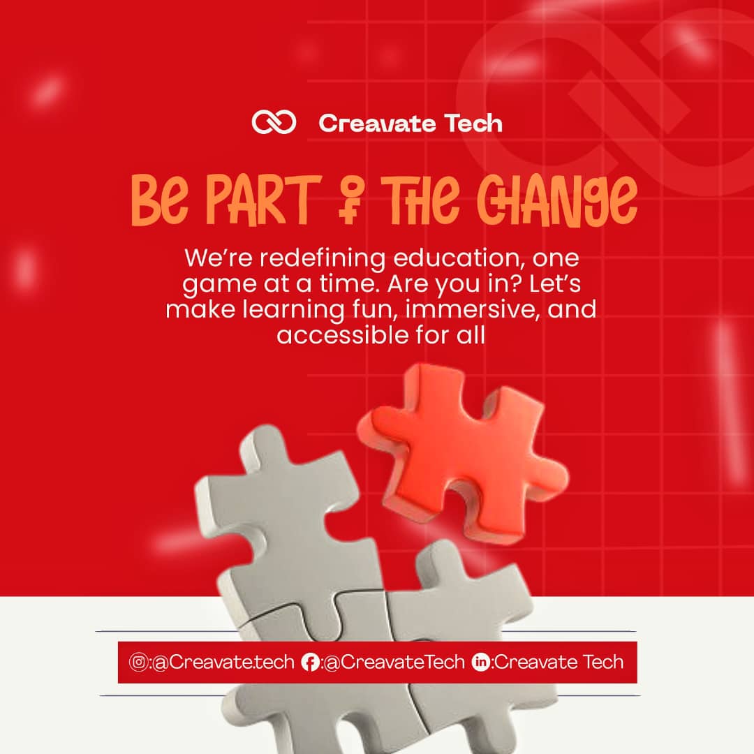 CreavateTech's tweet photo. Enough talk—time for action!

At Creavate Tech, we’re building interactive, future-ready learning solutions for Nigerian students. No more conversations, we’re here to solve them

Which would you love to see in our schools? Drop your ideas

#CreavateTech #EducationForAll #Future https://t.co/sqVMNcSnoM