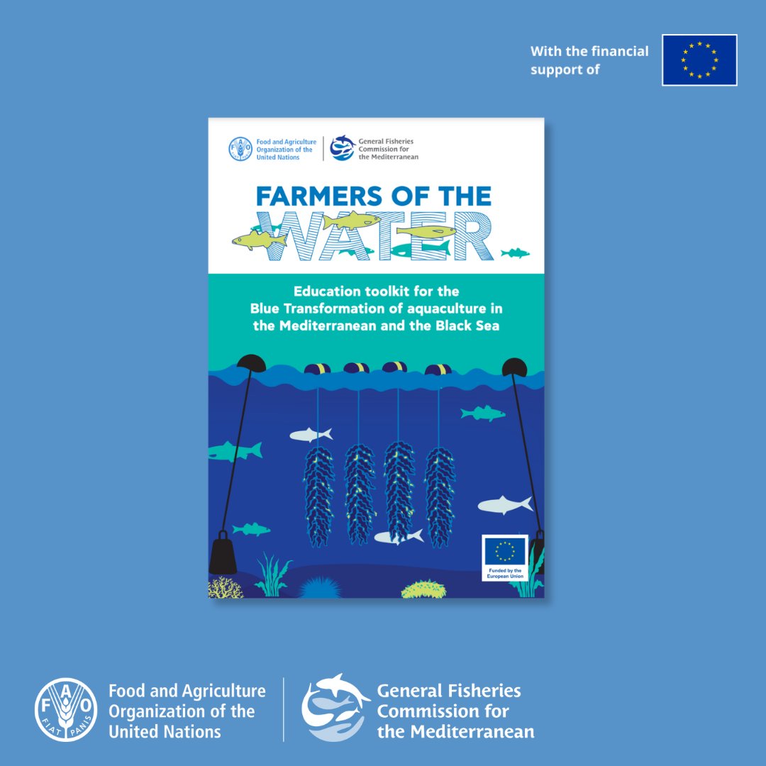 Farmers of the Water

Divided into 3 units for teachers and students, this toolkit highlights the environmental, social &amp; economic benefits of farmed #aquaticfoodsystems, with activities centred around enjoyable learning, teamwork and critical thinking.

🔗doi.org/10.4060/cc8729…