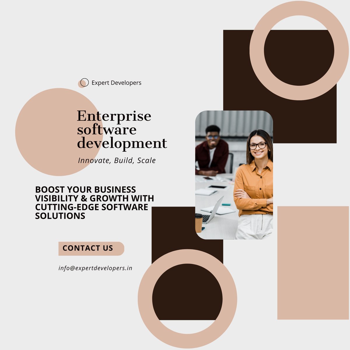Expertdeve's tweet photo. Innovate, Build, Scale! 🚀 Take your business to the next level with our cutting-edge enterprise software development solutions. 🔥
 Contact us at 📩 info@expertdevelopers.in
#EnterpriseSoftware #SoftwareDevelopment #TechInnovation #BusinessGrowth #DigitalTransformation https://t.co/XZ7vPIp4gp