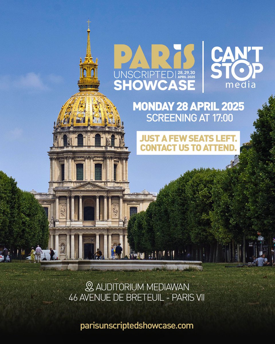 🚨 Contact us if you want to attend the first PARIS UNSCRIPTED SHOWCASE on April 28-29-30
#parisunscriptedshowcase #PUSH2025