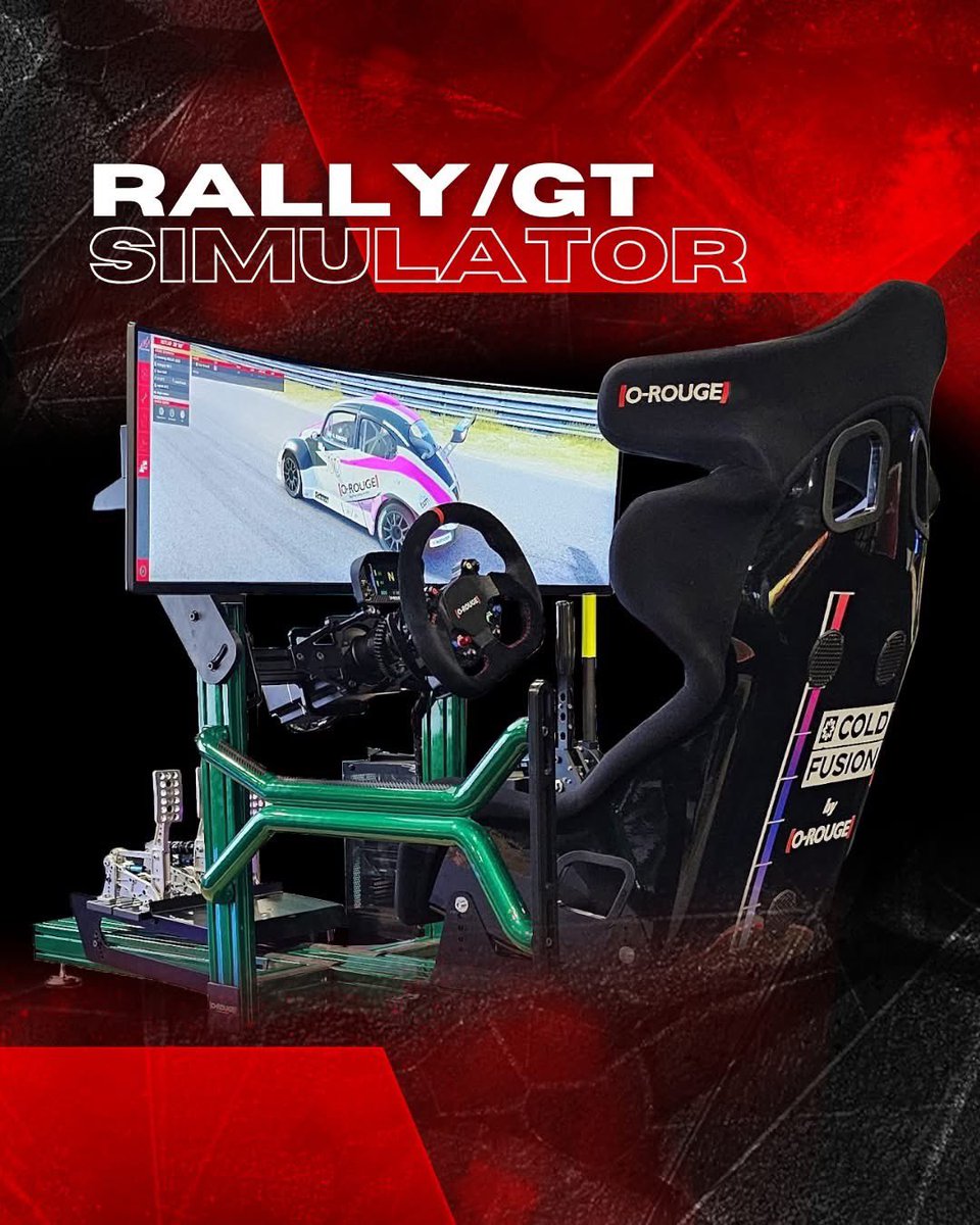 🚗💨 From Gravel to Tarmac – Conquer Every Surface!

Unleash your inner rally champion or GT racer with the O-Rouge Rally/GT Simulator. Designed for high-adrenaline, precision driving, this rig delivers unparalleled handling feedback, responsive pedal feel, and cockpit realism –