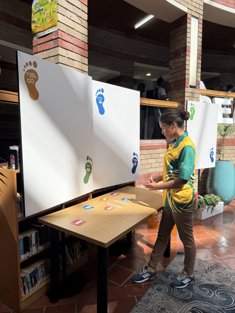 UWConline's tweet photo. #SALW2025: Library Week 2025 Opening Ceremony starts now! Join us in the @UWCLibrary Atrium for a morning of inspiration, sustainability, and community. #IAmUWC https://t.co/Dgcn8UQOGy